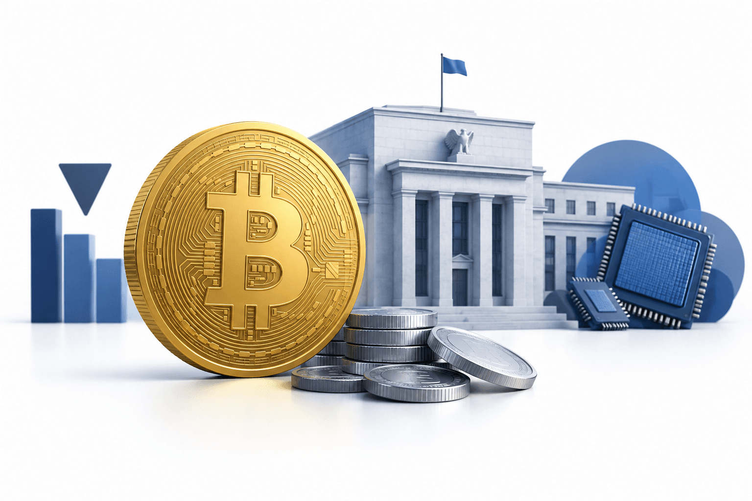 Bitcoin-Kurs fällt vor Fed-Sitzung unter 80.000 US-Dollar