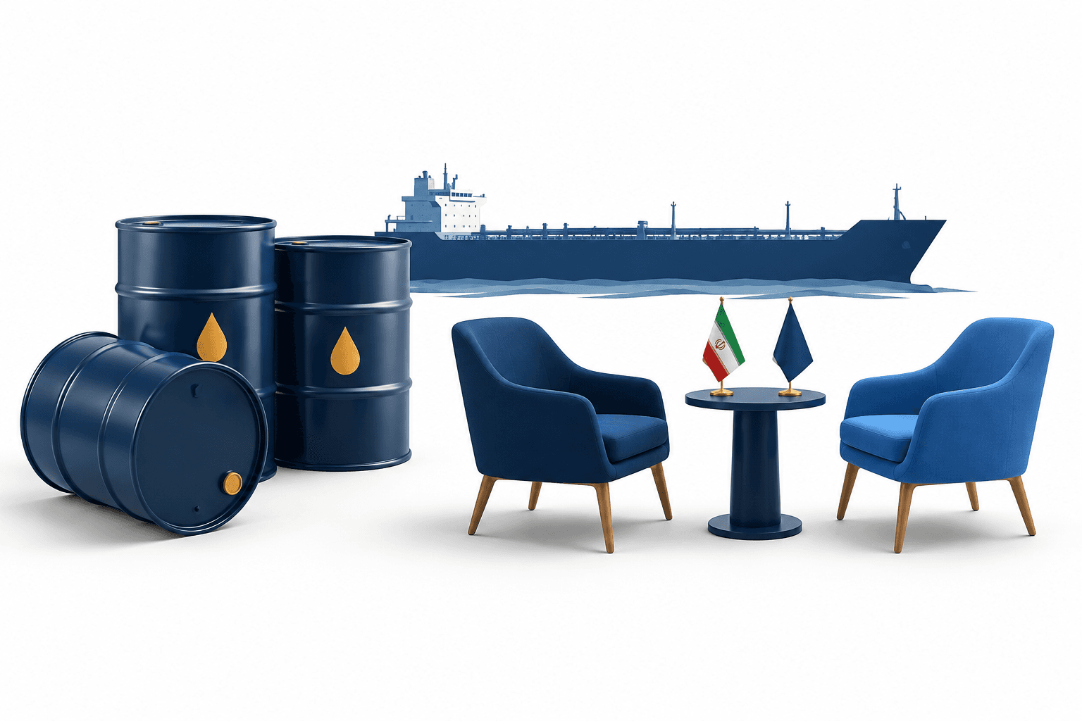 Futures på råolie falder, mens handlende vurderer meldinger om samtaler med Iran