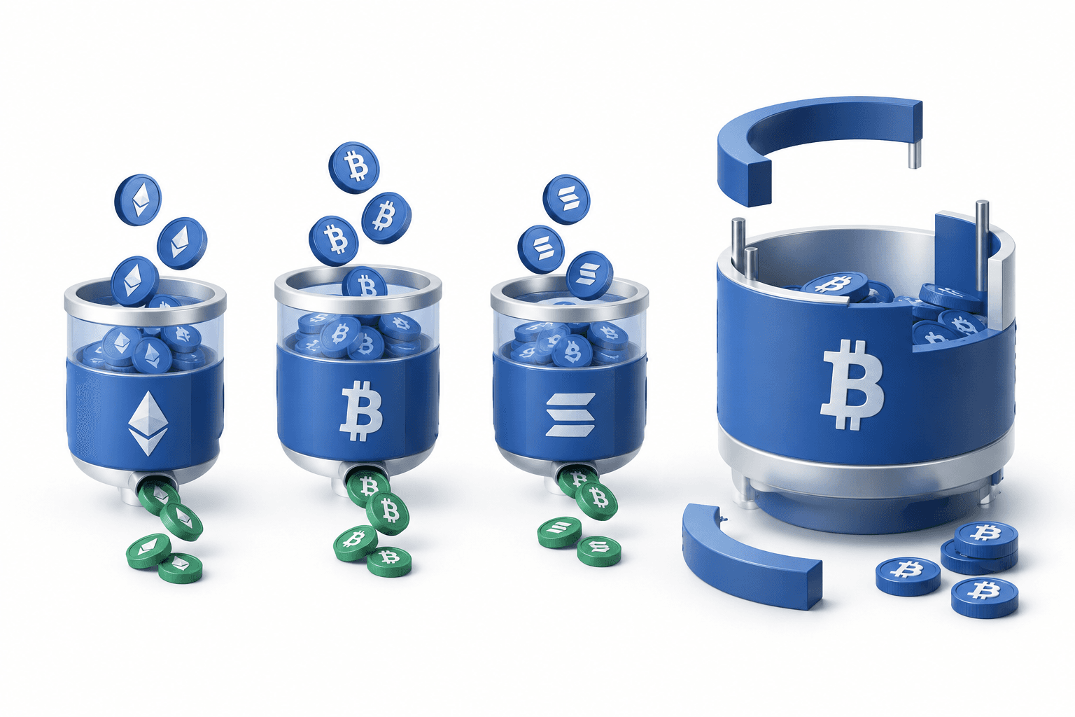 Arus ETF kripto: Ethereum mencatat kenaikan saat data Bitcoin tertunda