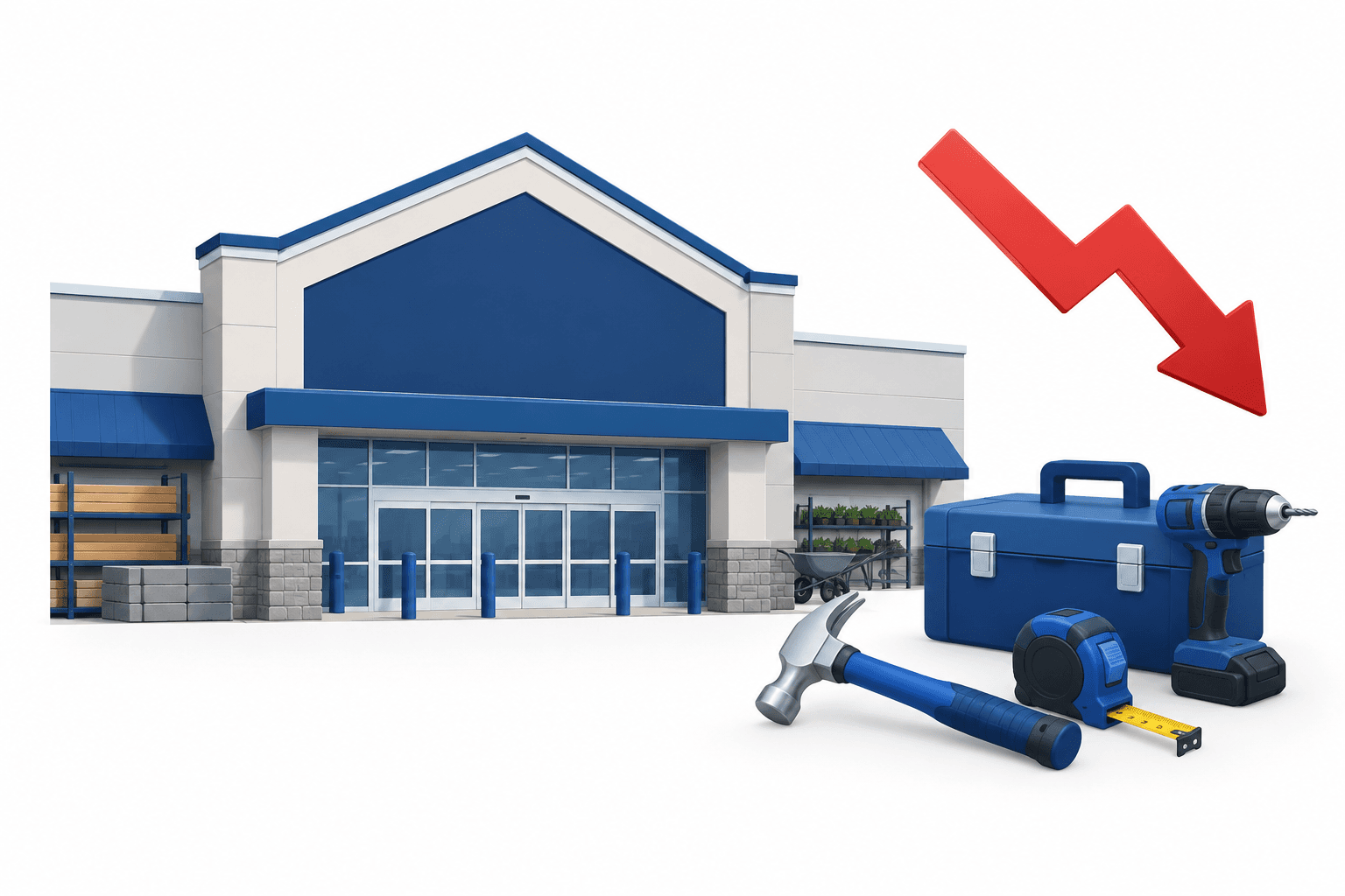Acțiunile Lowe’s au scăzut cu 16,5% în anul până la 27 octombrie