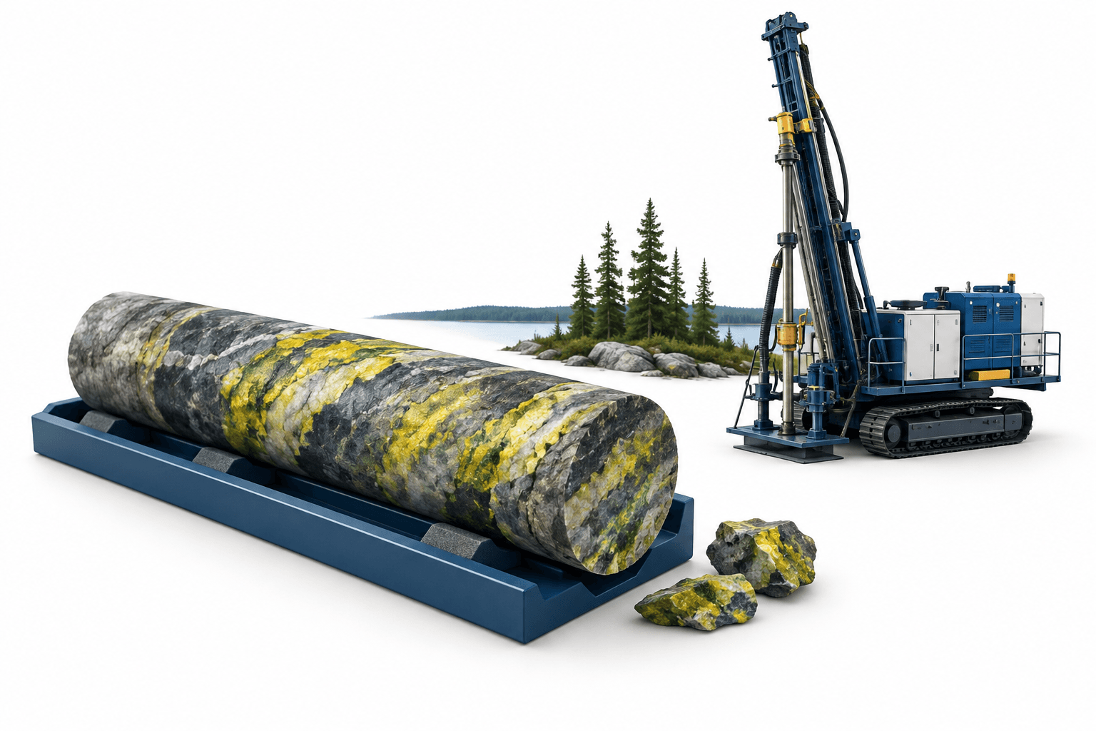 Pri vrtných prácach na Hatchet Lake nájdená uránová mineralizácia vysokej kvality