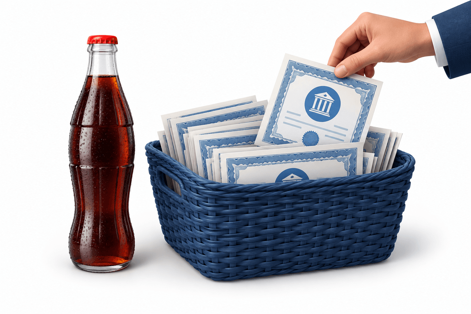 Predaj ETF s akciami Coca-Cola dosiahol 23. októbra 32,9 milióna USD