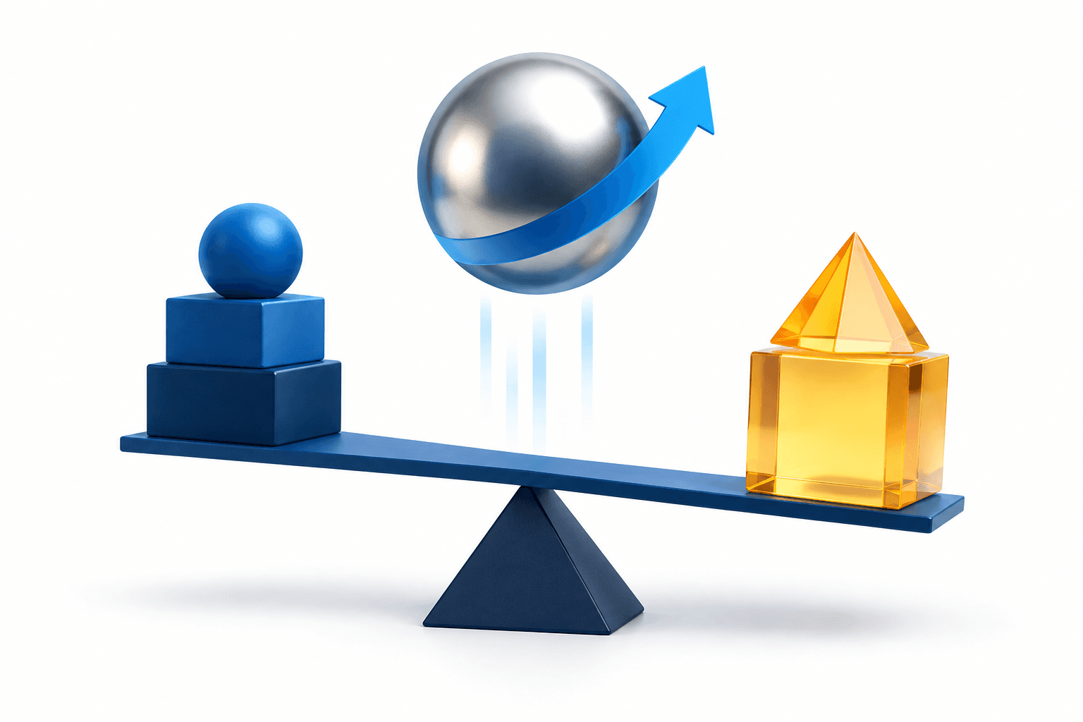 Conceptual illustration of Powell Industries shares rising.