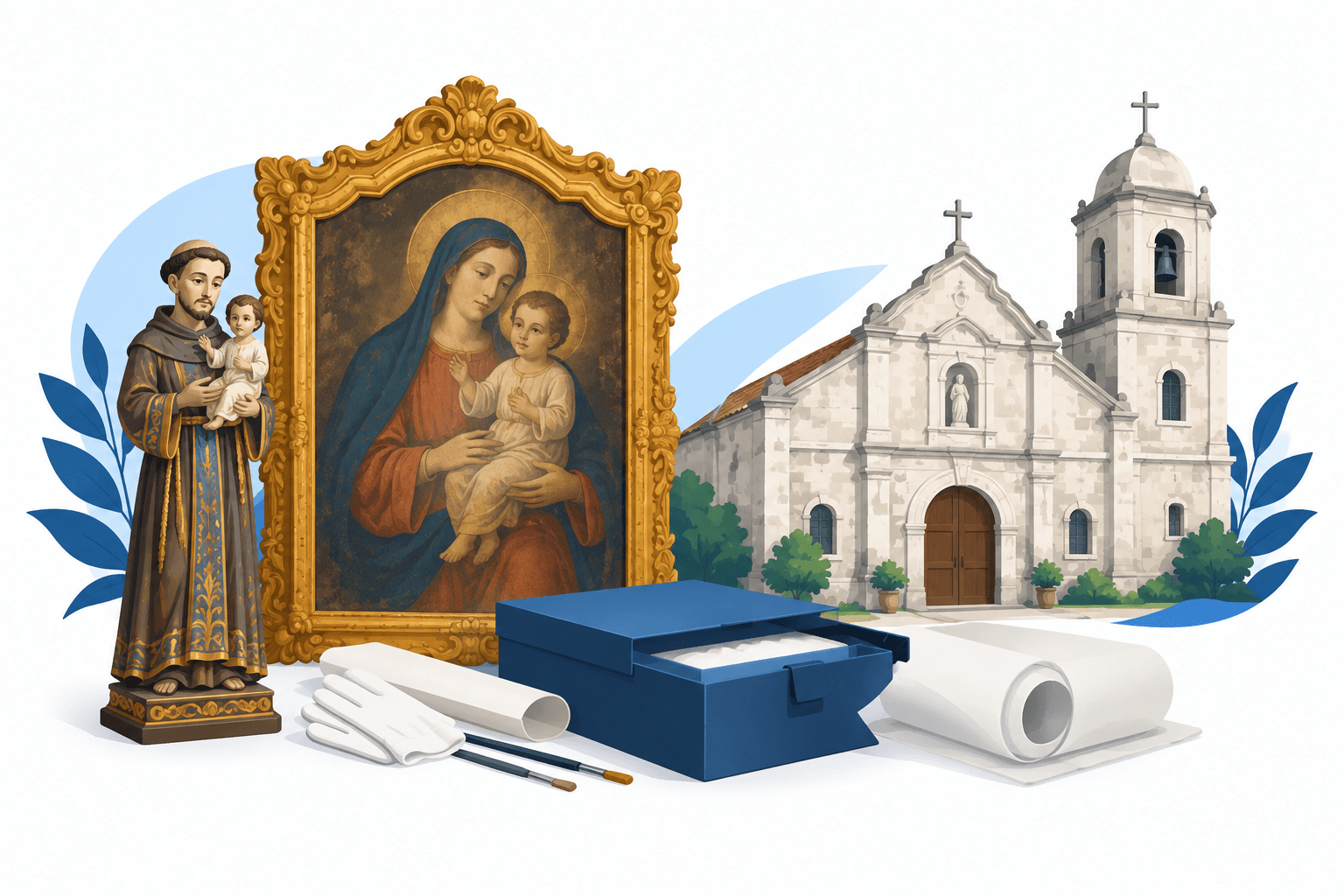 Proyekto Custodia teilt religiöse Kunstwerke mit Kirchen