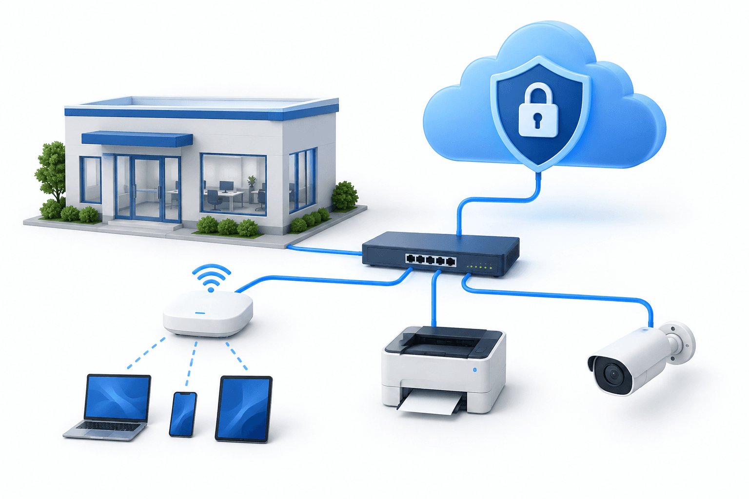Serviciul FortiLink SASE extinde securitatea la sucursalele mici