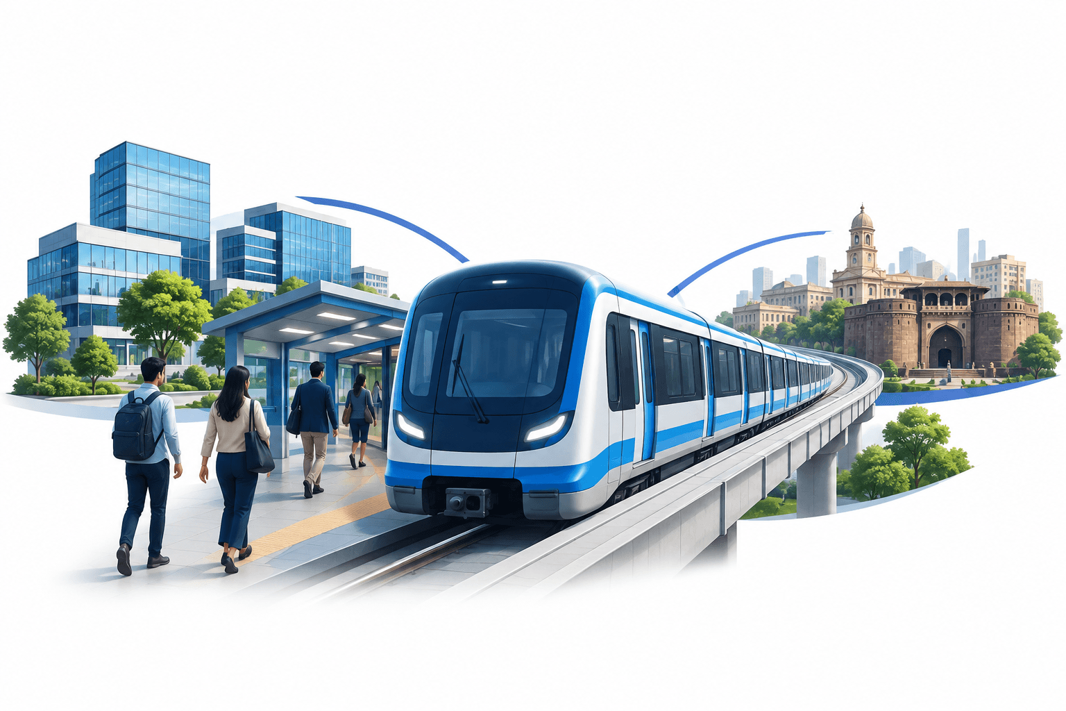 Línea 3 del metro de Pune: se espera que 17 estaciones abran el 3 de noviembre