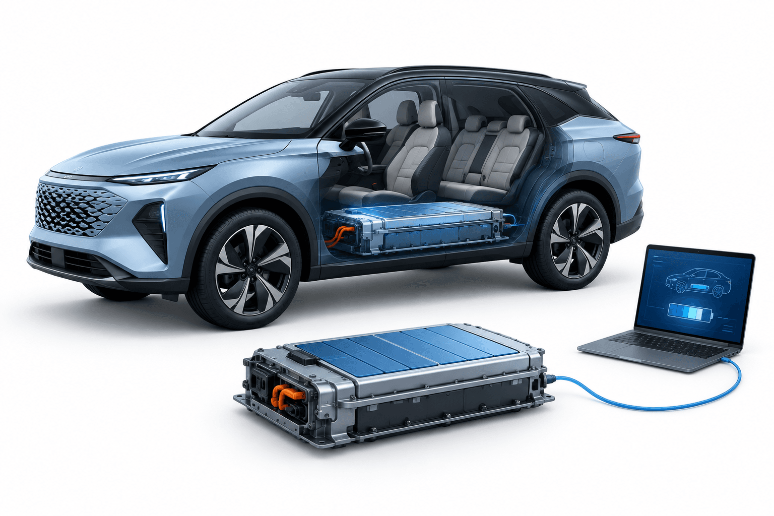 OMODA 7 SHS-H presenta una batteria ibrida da 5 kWh
