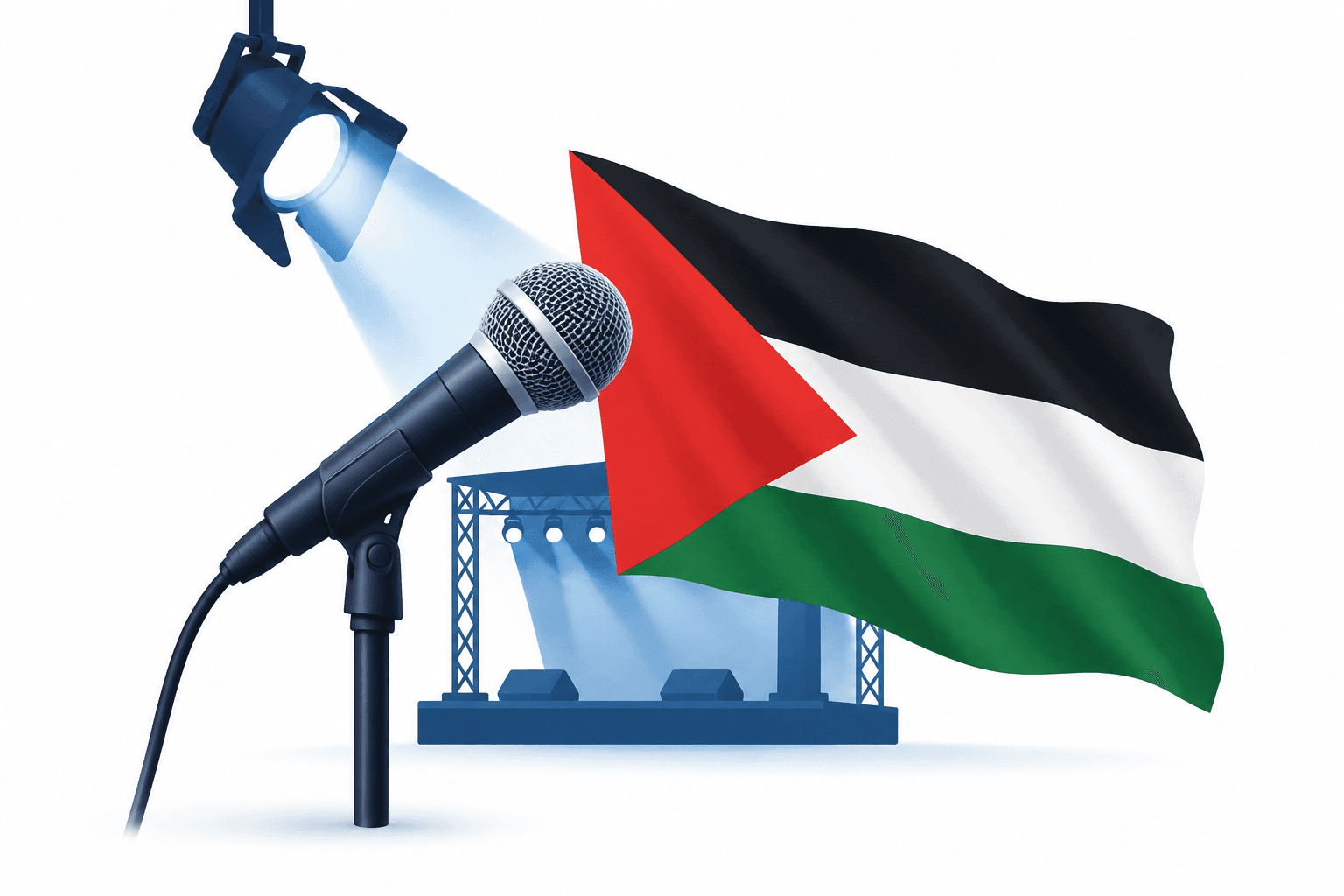 Tur Free Palestine Dibuka di Dublin Setelah Kontroversi Sheeran