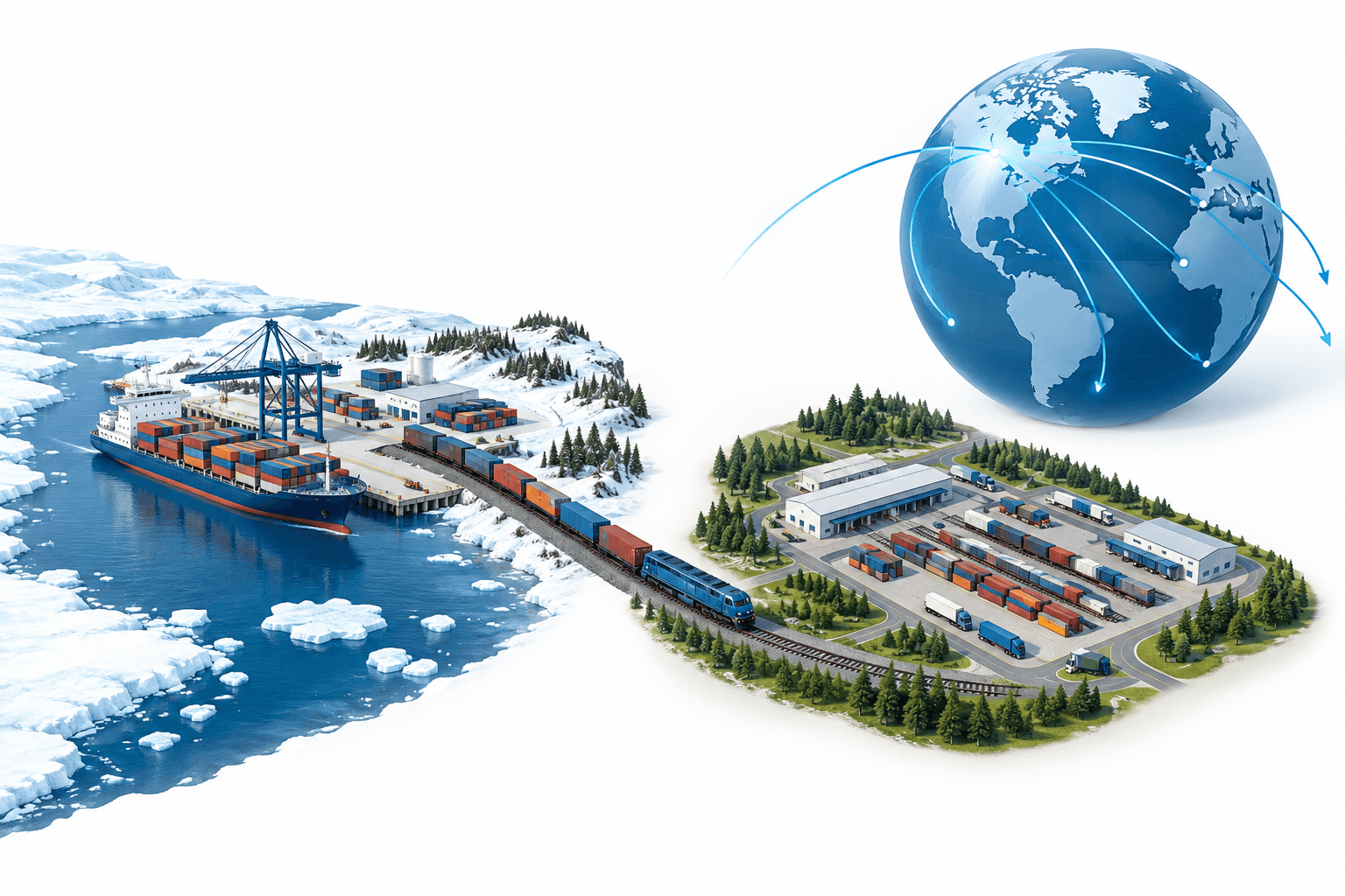 Manitobas Handelsroutenplan verbindet Churchill mit DP World