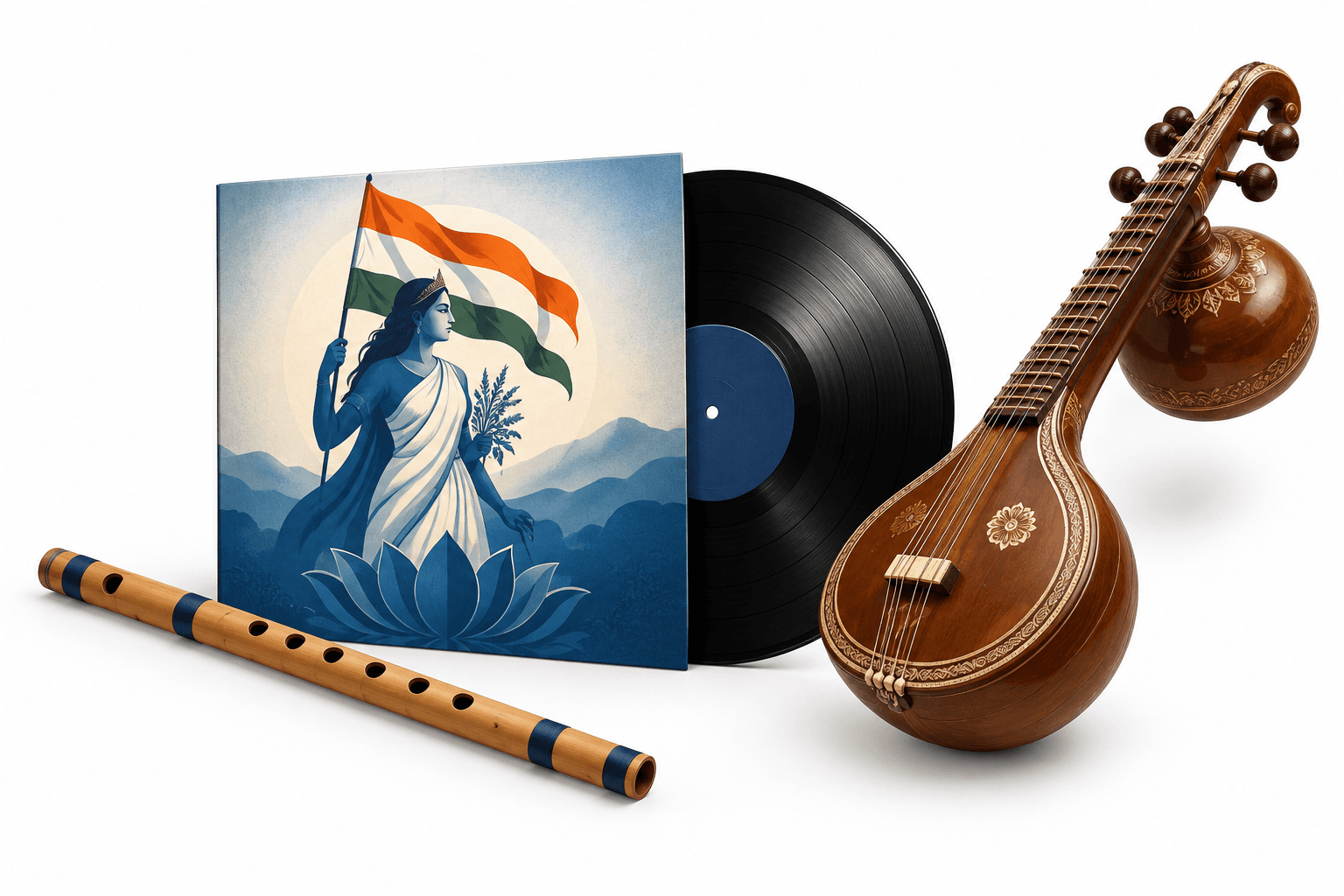 Vande Mataram-vinylalbum overrakt til Indiens præsident