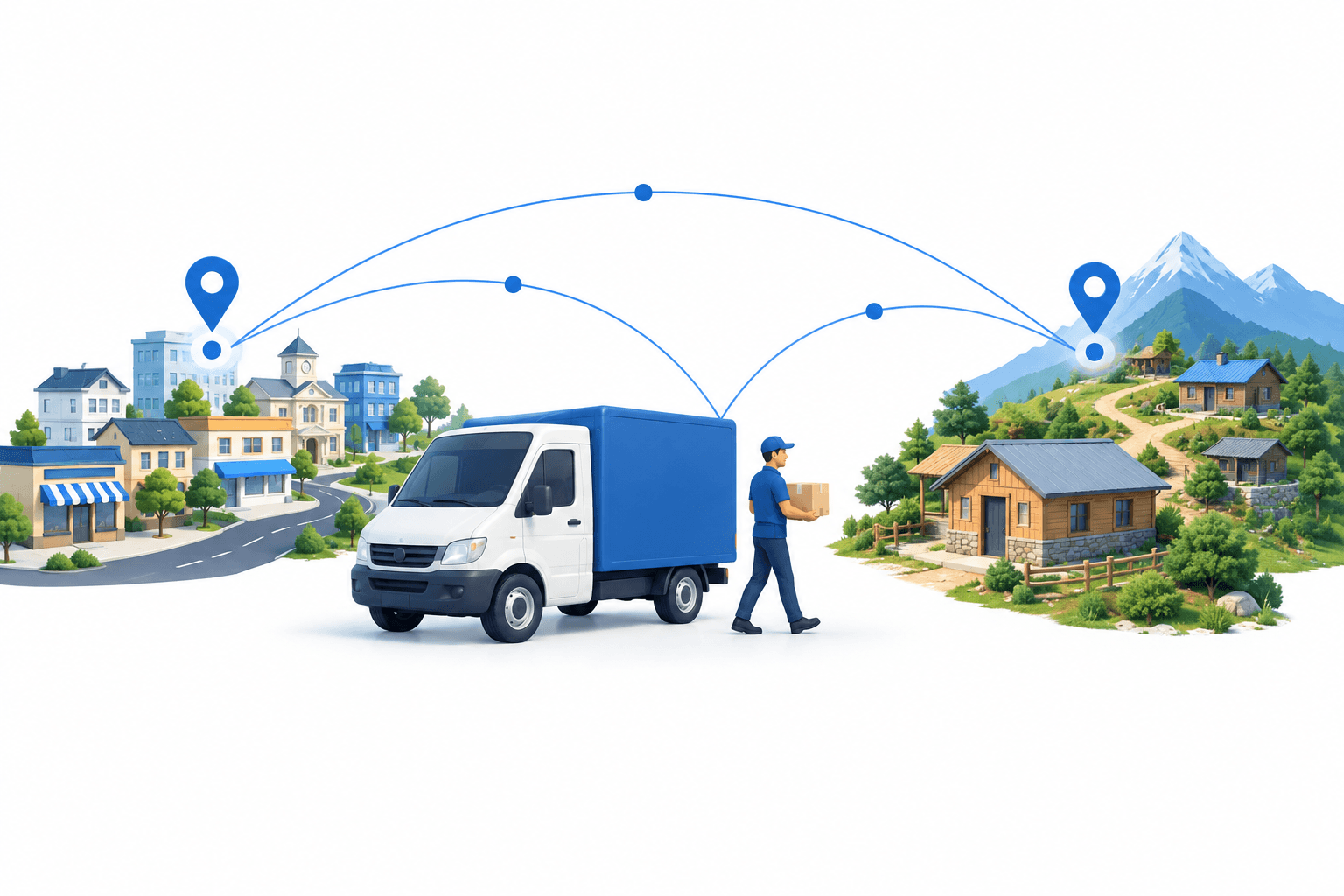 Parcerias com a India Post ampliam o alcance da entrega privada de encomendas