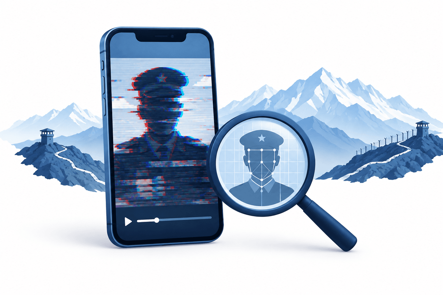Indische Armee: Deepfake behauptet fälschlich, China kontrolliere Grenzgebiete