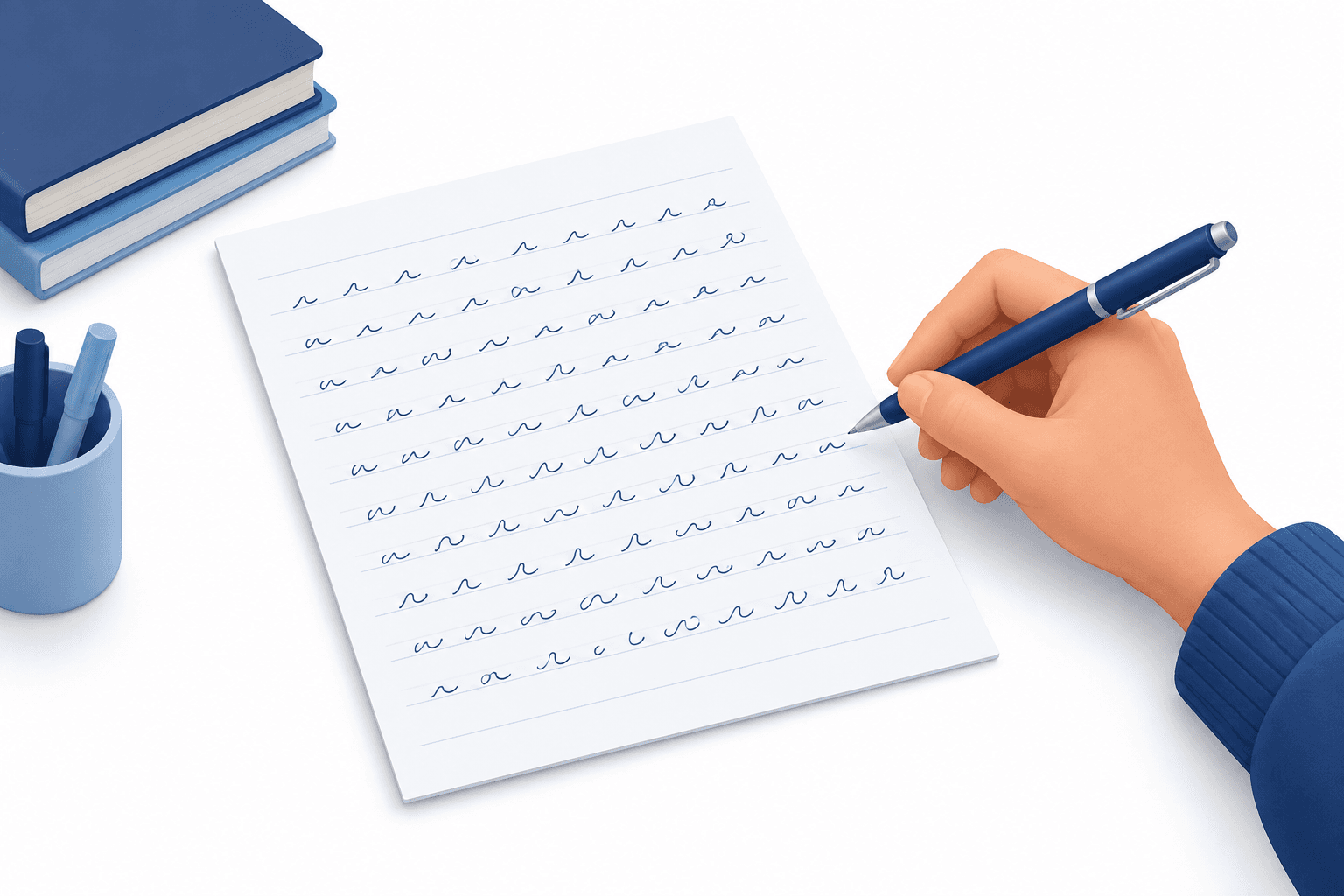 Prakriti Malla: schoolwerk vestigt de aandacht op haar nette handschrift