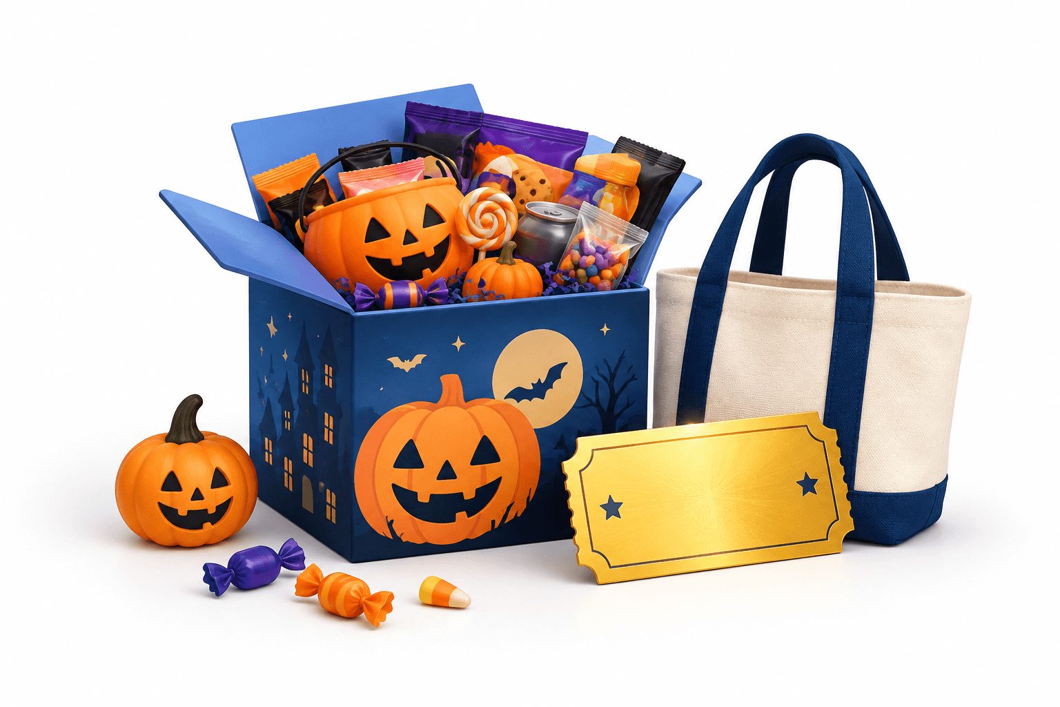 Kotak Halloween PandaMart Menawarkan Hadiah Voucher di Manila
