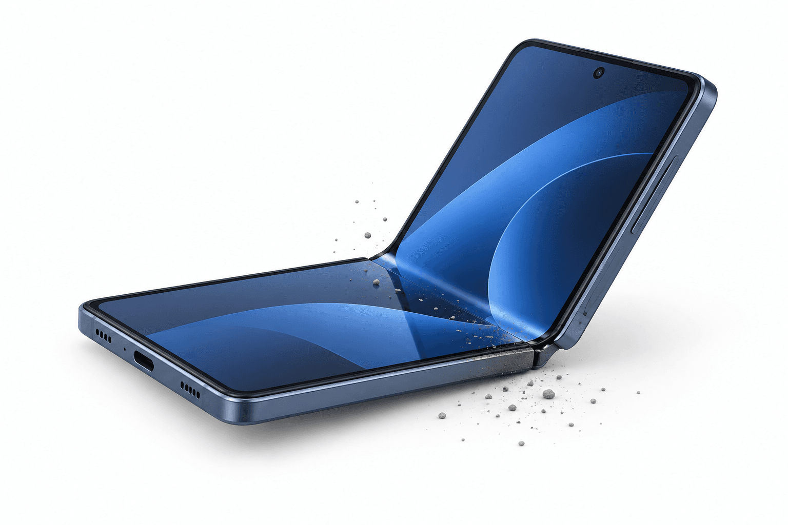 Desmontagem do iPhone Duo testa proteção contra poeira após relatos sobre a tela