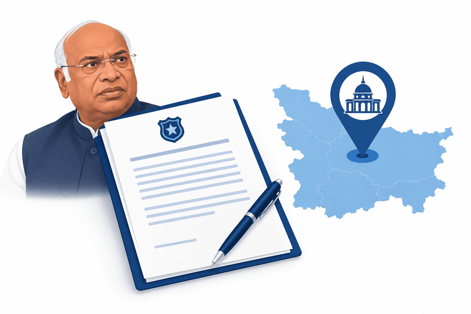 Polisanmälan mot Kharge efter uttalande om Modi