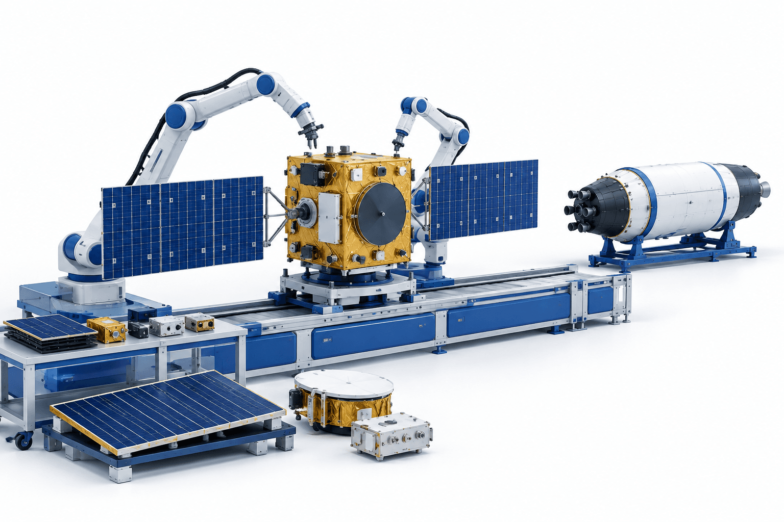 Satellitproduktionen i Xiong’an når en samlingstid på 30 timer