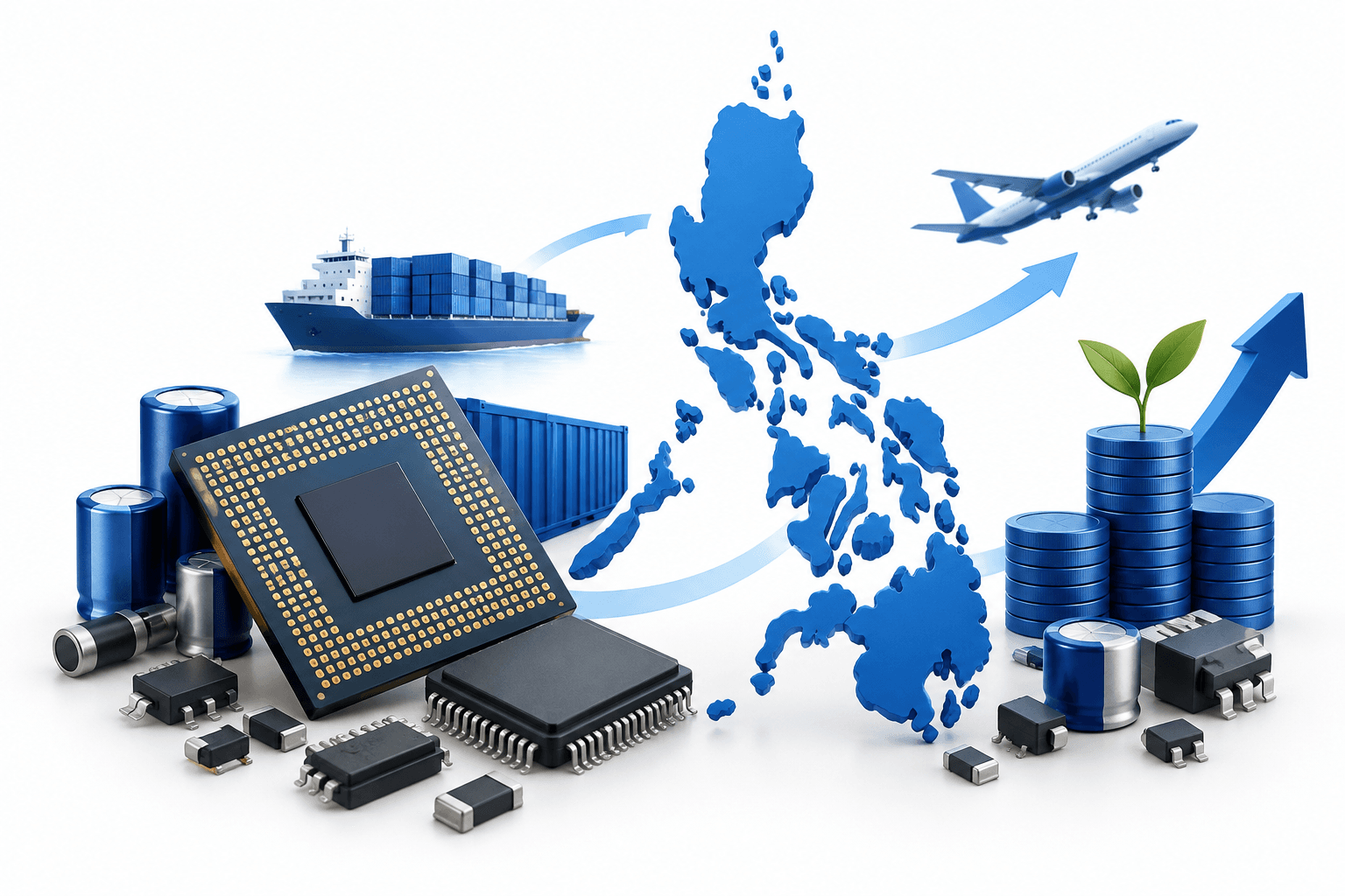 Les exportations électroniques philippines progressent alors que le gouvernement cherche à attirer des investissements