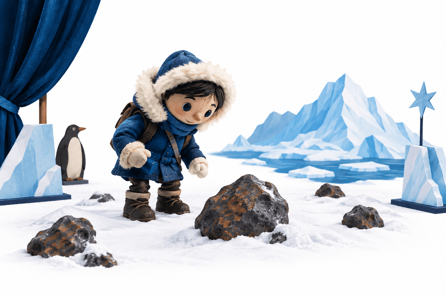 Espetáculo de marionetes coreano leva aventura antártica a Manila