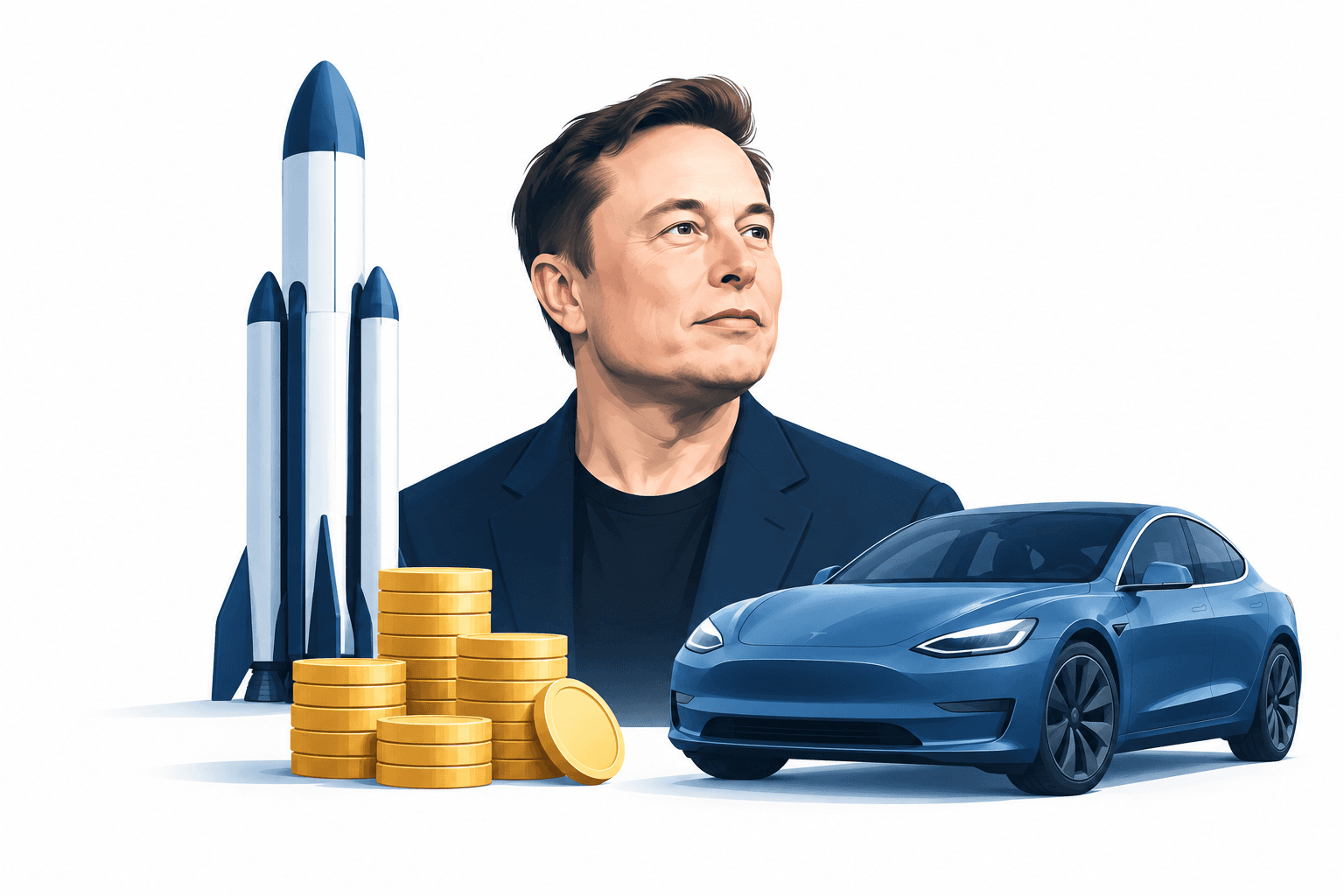 Vermogen van Elon Musk bereikt $922,9 miljard na beursdagslot vrijdag
