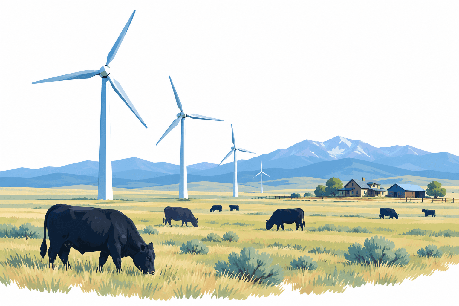 A coloradói szélerőmű bevételt hoz egy évszázados farmnak