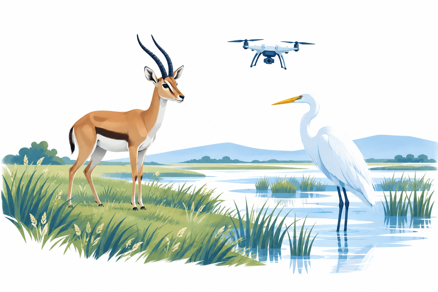 Ping Ans biodiversitetsplan tilføjer projekter for gazeller og hejrer
