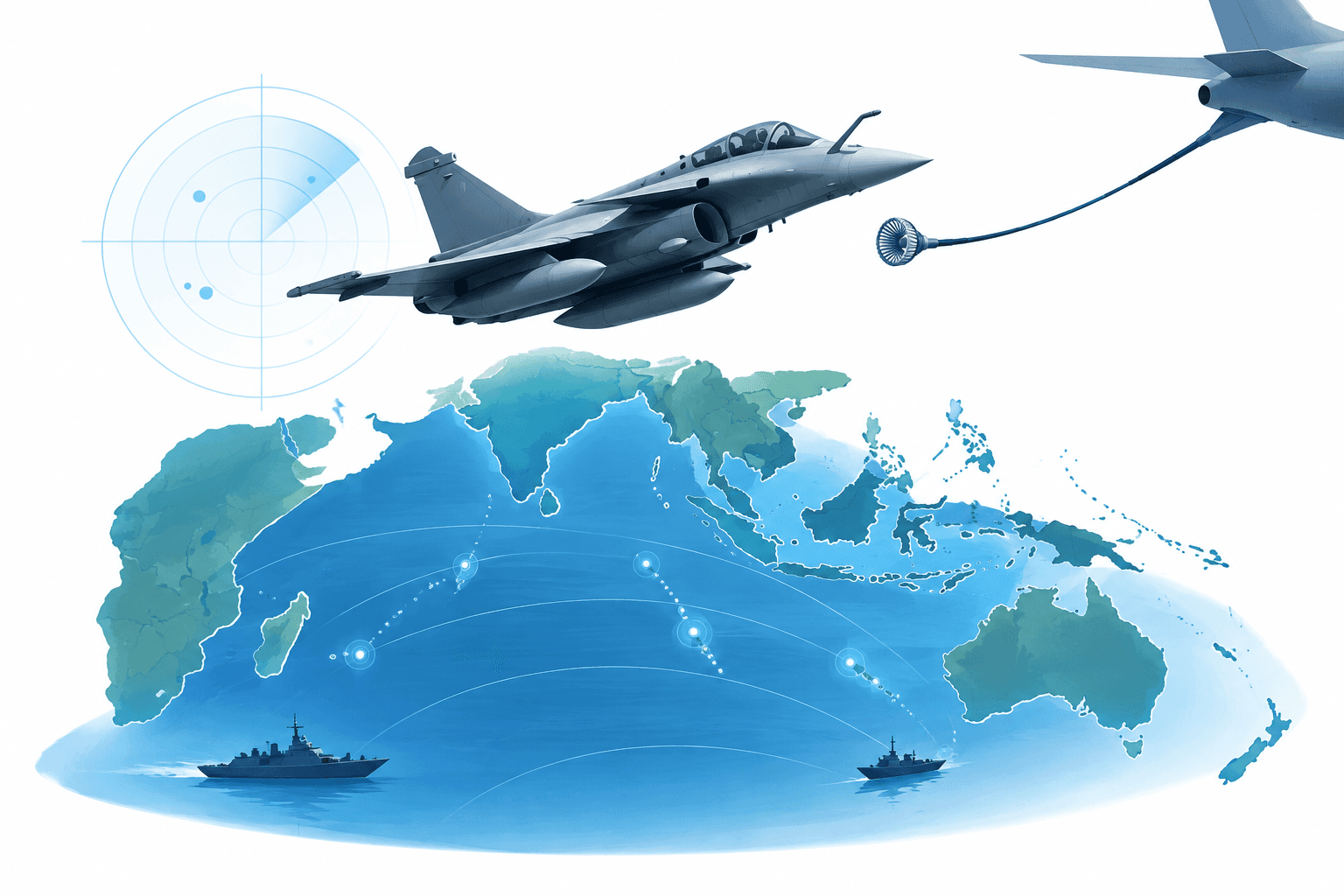 Indo-Stillahavsoperationer: Indiens flygvapen beskriver sina prioriteringar