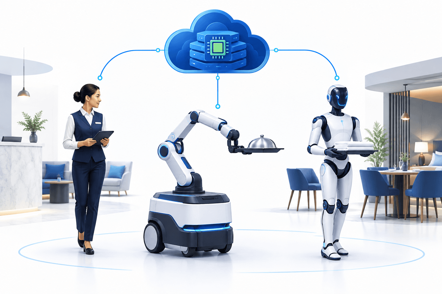 Workforce OS: YYForce planlegger NVIDIA-basert hotellrobotikkplattform