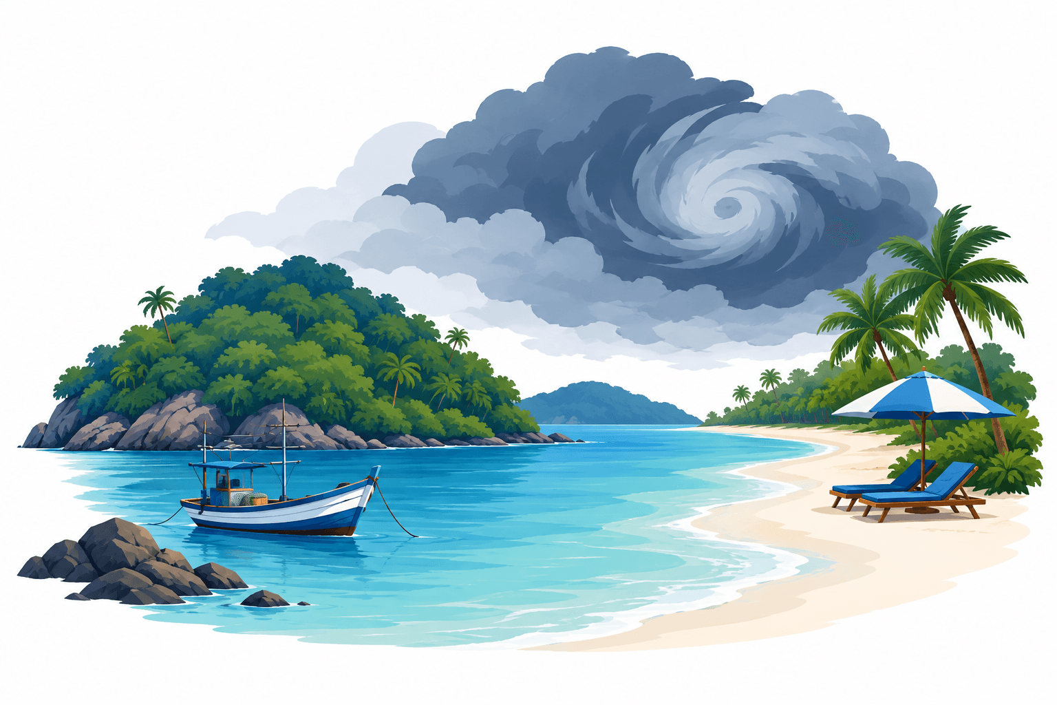Siklon Arnab Memicu Imbauan Kewaspadaan bagi Pariwisata Andaman