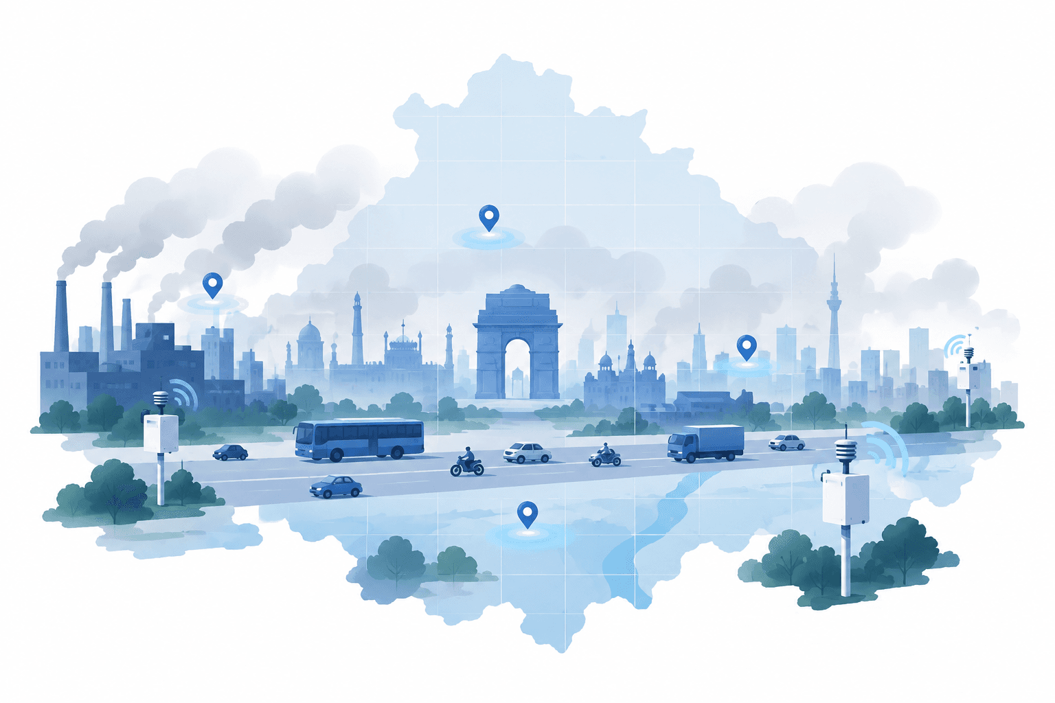 Studi Polusi Delhi Akan Memetakan Emisi di Seluruh Kawasan