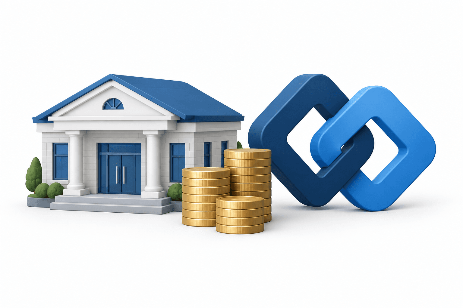 Concept illustration of Independent Bank earnings and a community bank integration
