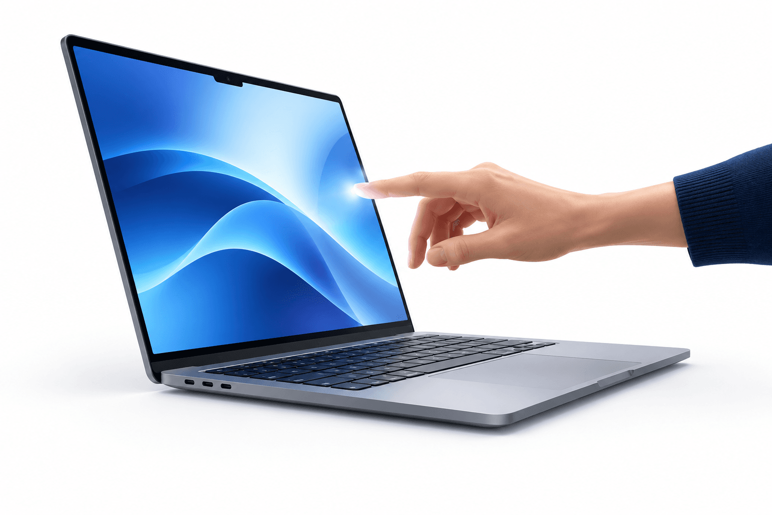 Touchscreen-MacBook Pro markerer et skifte for Apple