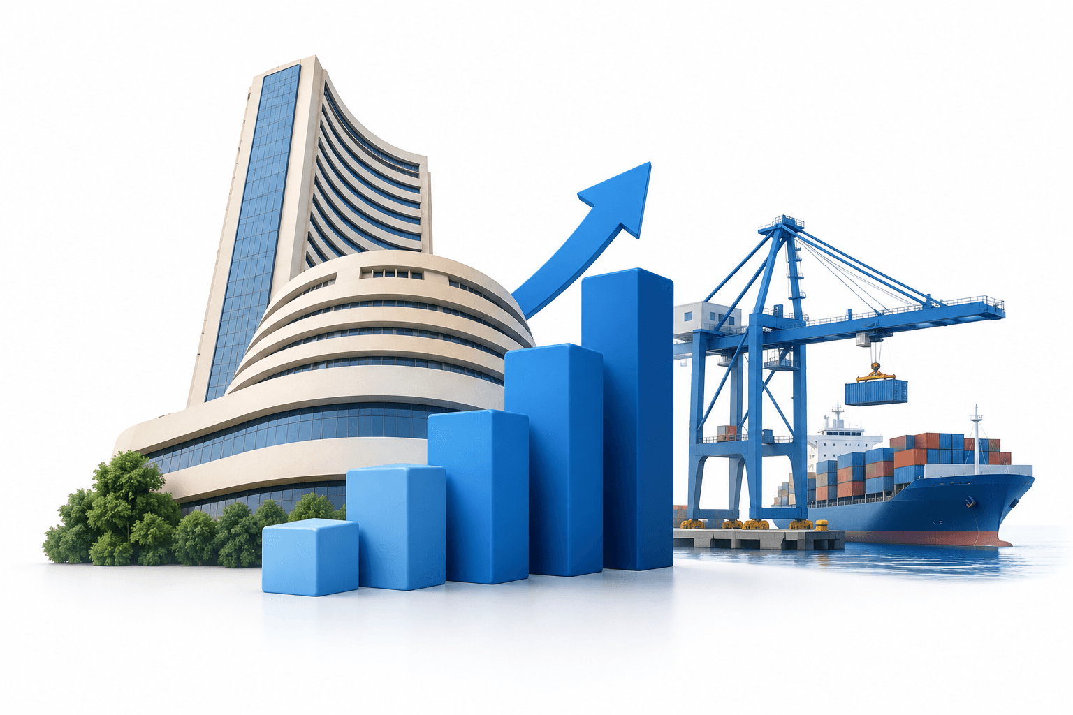 Nifty 50 supera os 22.800 ao meio-dia, com alta da Adani Ports