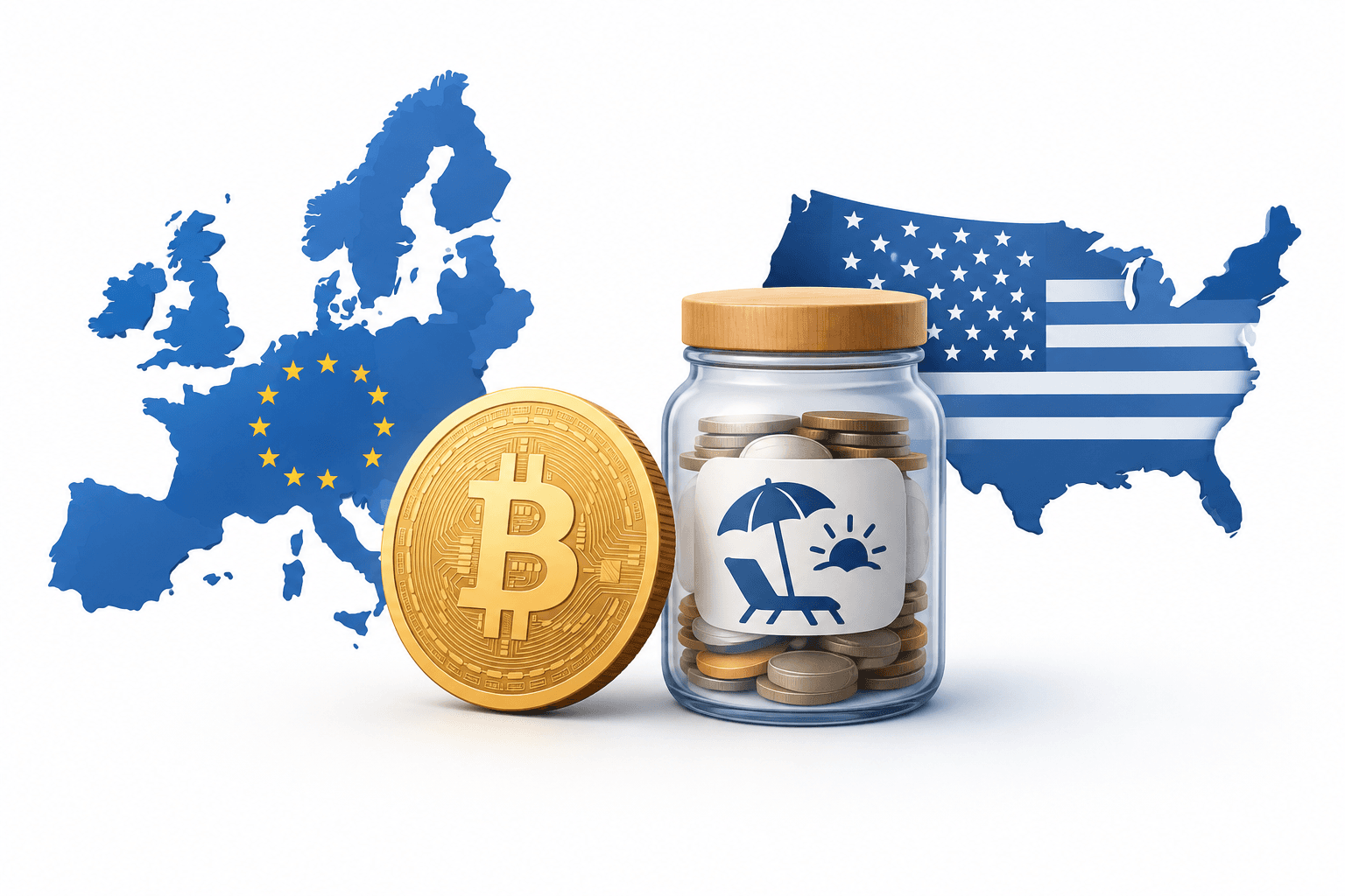 Prieskum o krypto bohatstve odhalil rozdiely medzi Európou a USA v názoroch na dôchodkové zabezpečenie