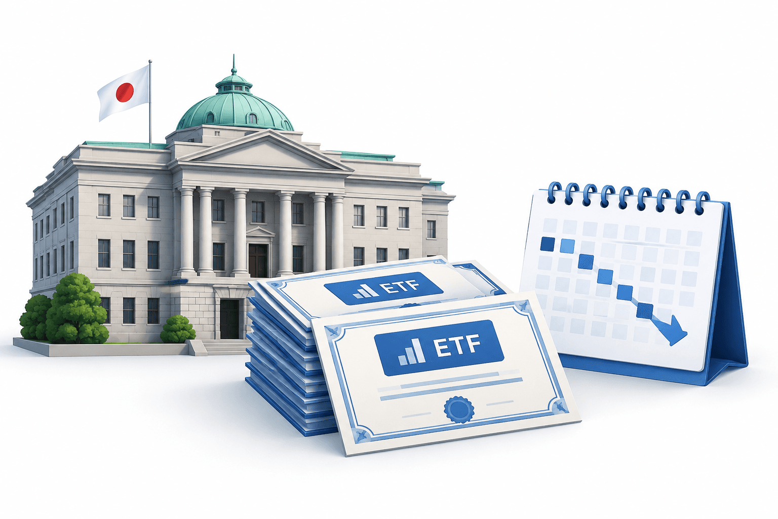 Продажи ETF Банка Японии ускорятся с января 2027 года