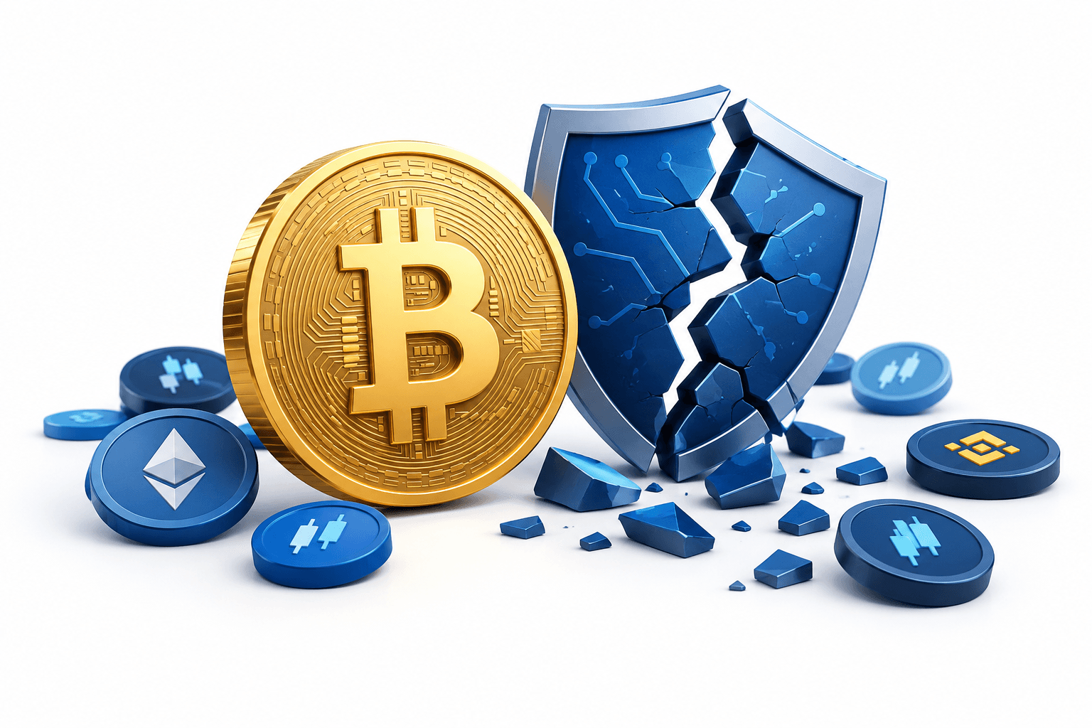 Cena bitcoinu se po hackerském útoku na Binance zotavila nad 77 000 USD