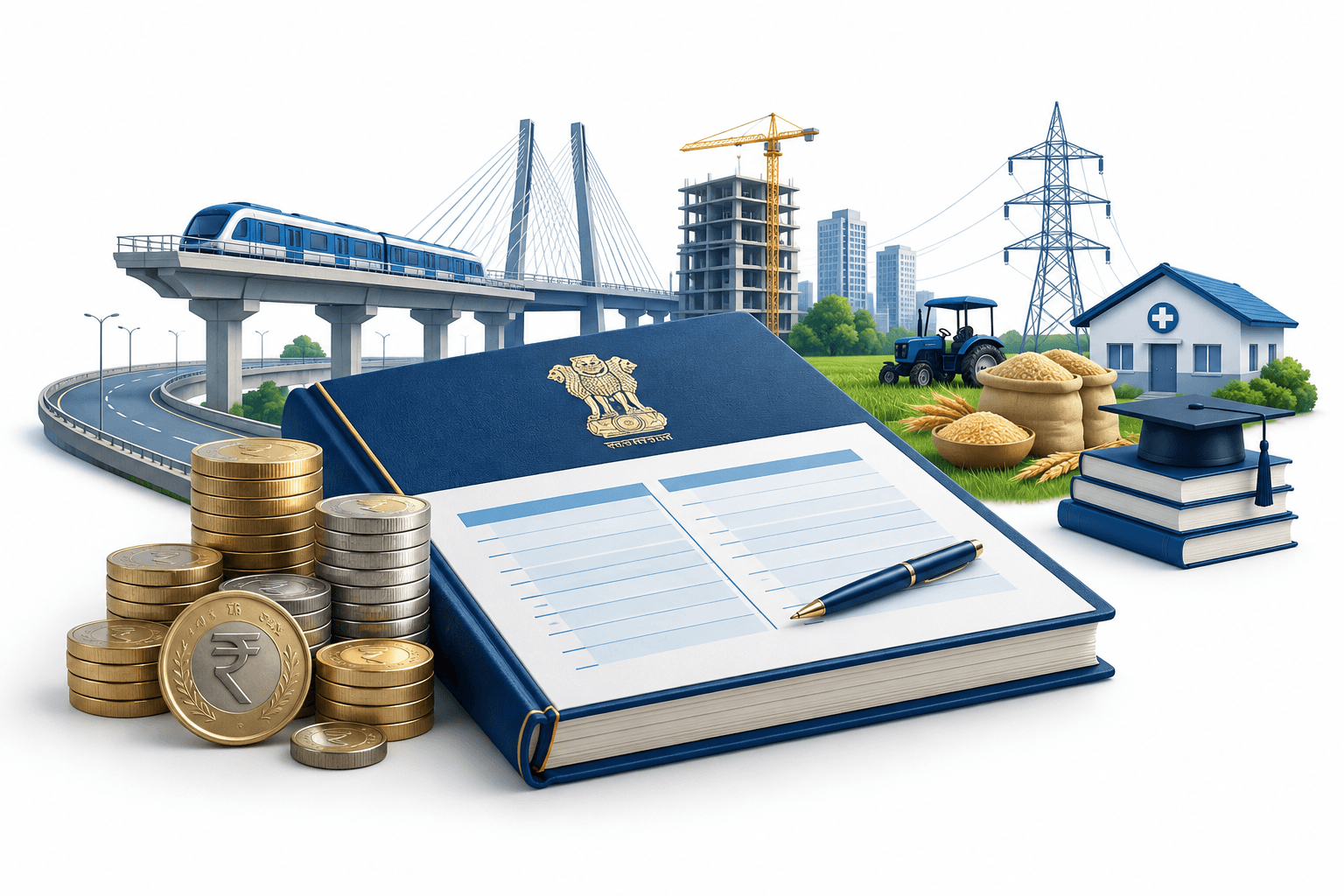 Begrotingstekort India loopt in eerste halfjaar op tot ₹7,14 lakh crore