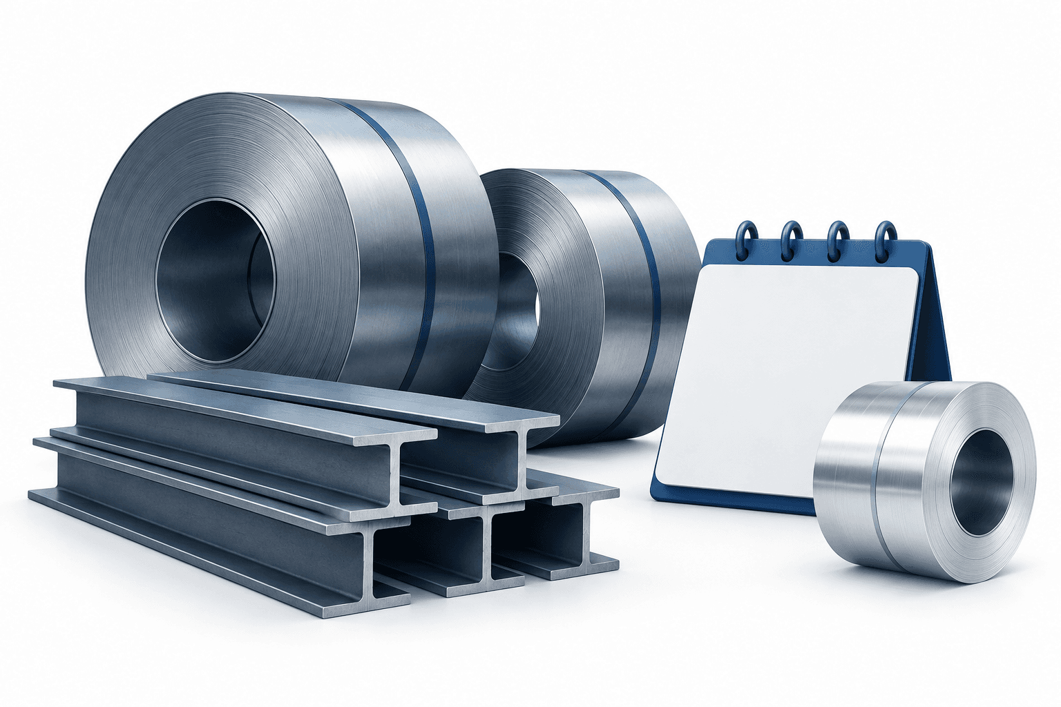 Steel coils and beams illustrating the Steel Dynamics earnings preview.