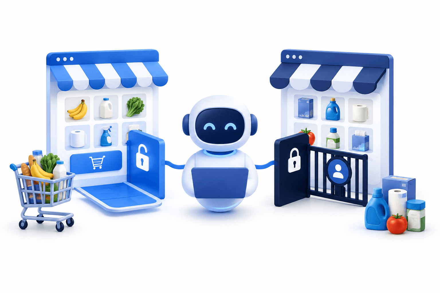 Las compras con IA revelan estrategias contrapuestas de Amazon y Walmart