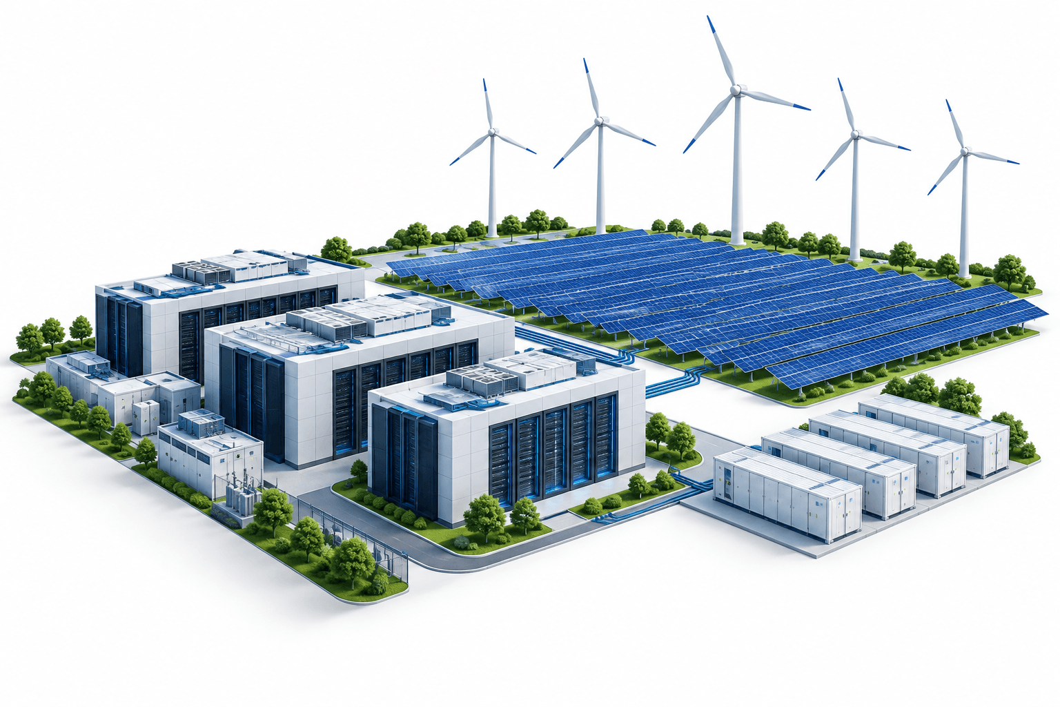 Dátové centrá v Indii by mohli výrazne podporiť rozvoj obnoviteľných zdrojov energie