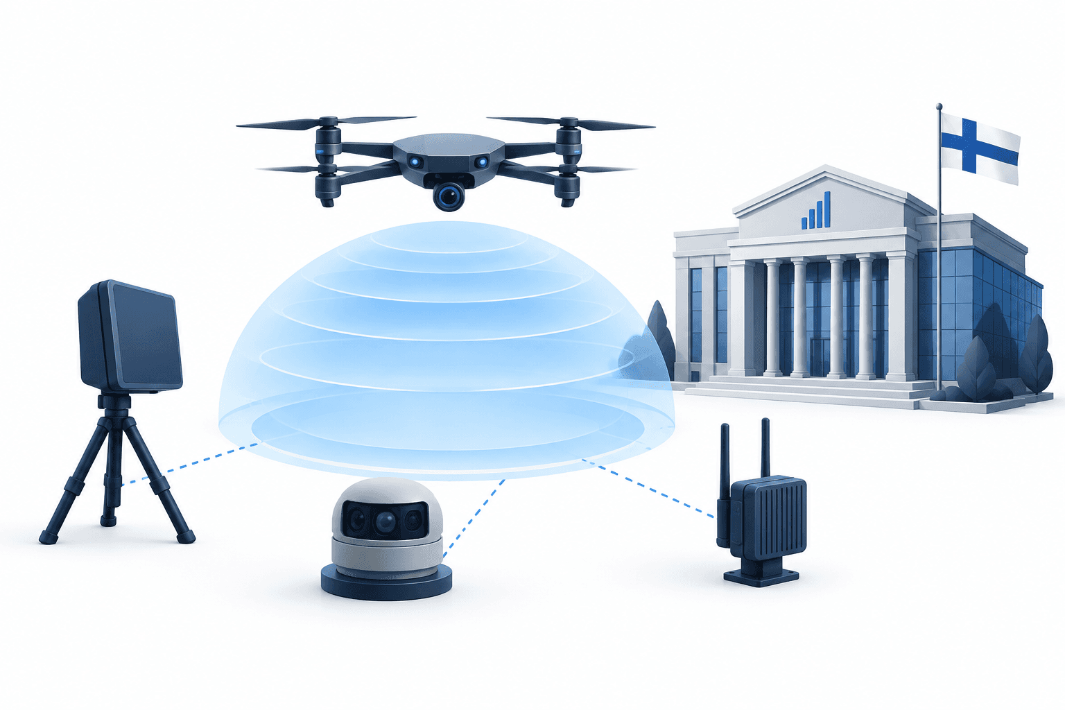 Sensofusion-notering bringer mod-drone-firmaet til Helsinki