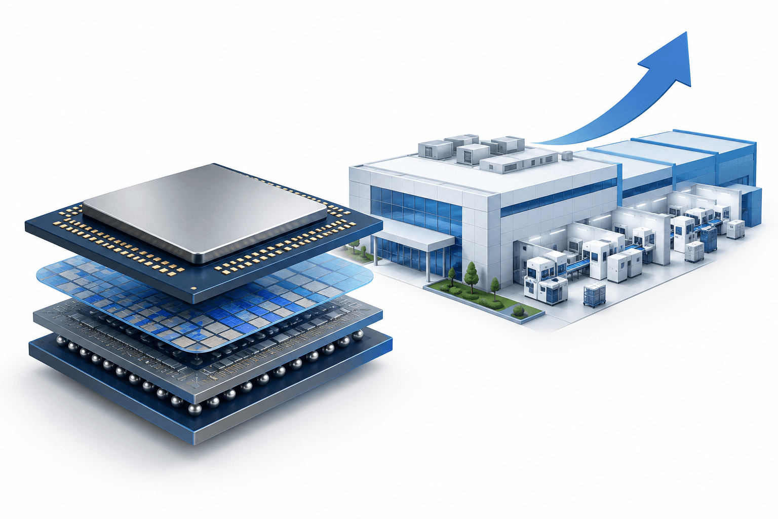หุ้น Amkor พุ่ง 10% หลัง Nvidia วางแผนขยายกำลังการผลิตบรรจุภัณฑ์