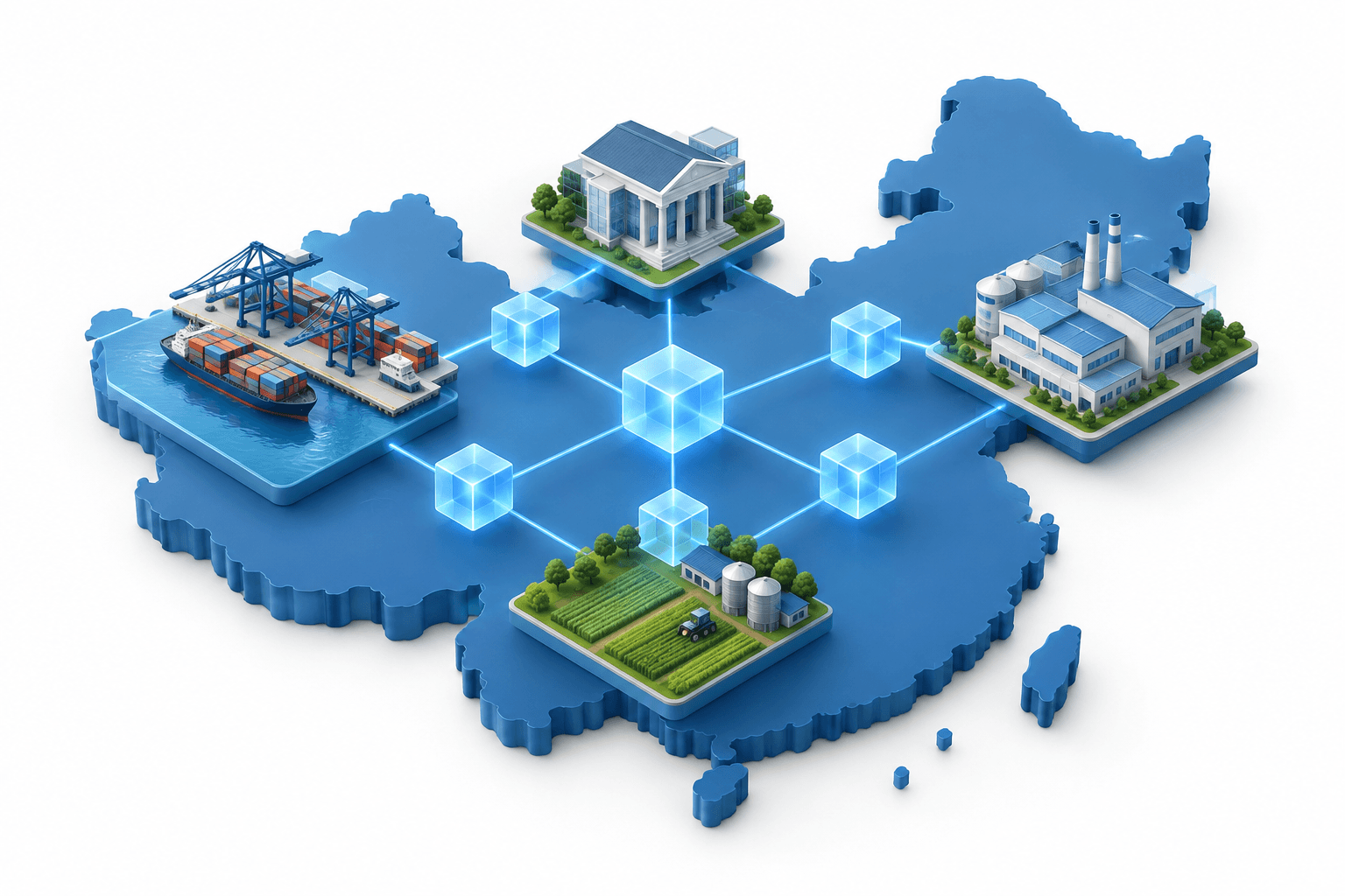 中国区块链网络纳入数字化规划,设定2030年目标