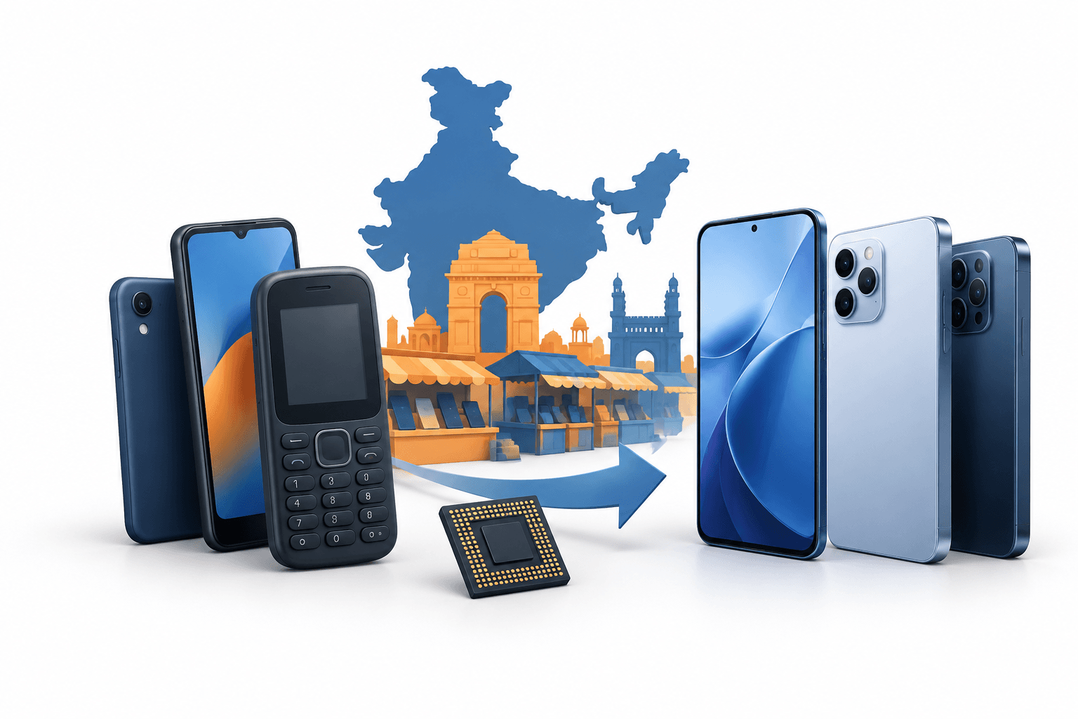 Čínské značky smartphonů ztrácejí v Indii podíl na trhu kvůli růstu nákladů na čipy