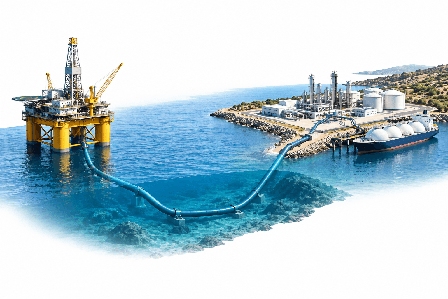 Le projet d’Eni à Chypre vise une mise en production en 2028, alors que les contrats gaziers avancent