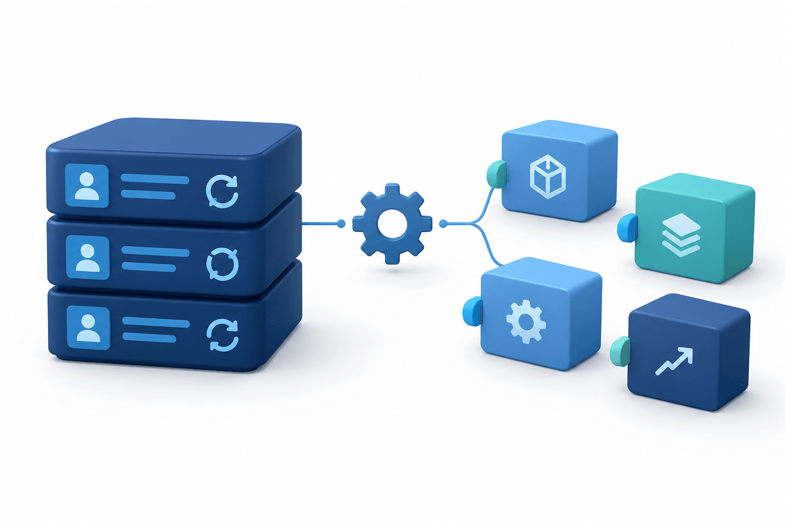 Nepa earnings illustration showing recurring-service modules beside delayed project blocks.