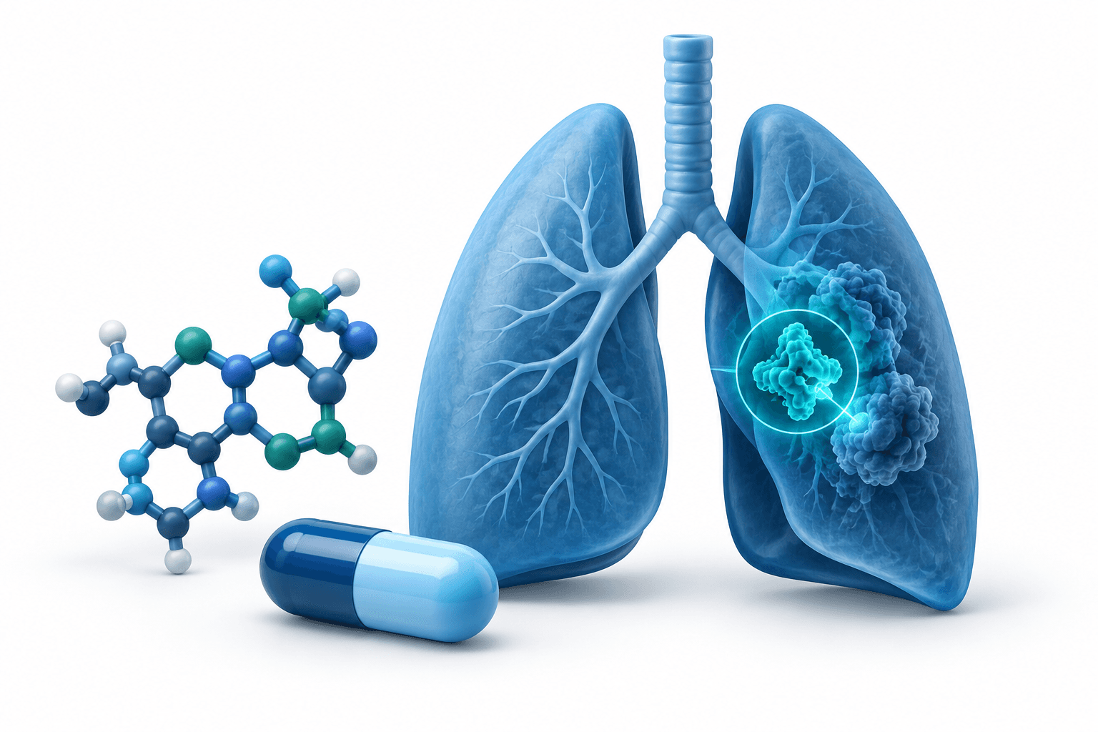 Olomorasibstudie visar en responsfrekvens på 62 % vid lungcancer