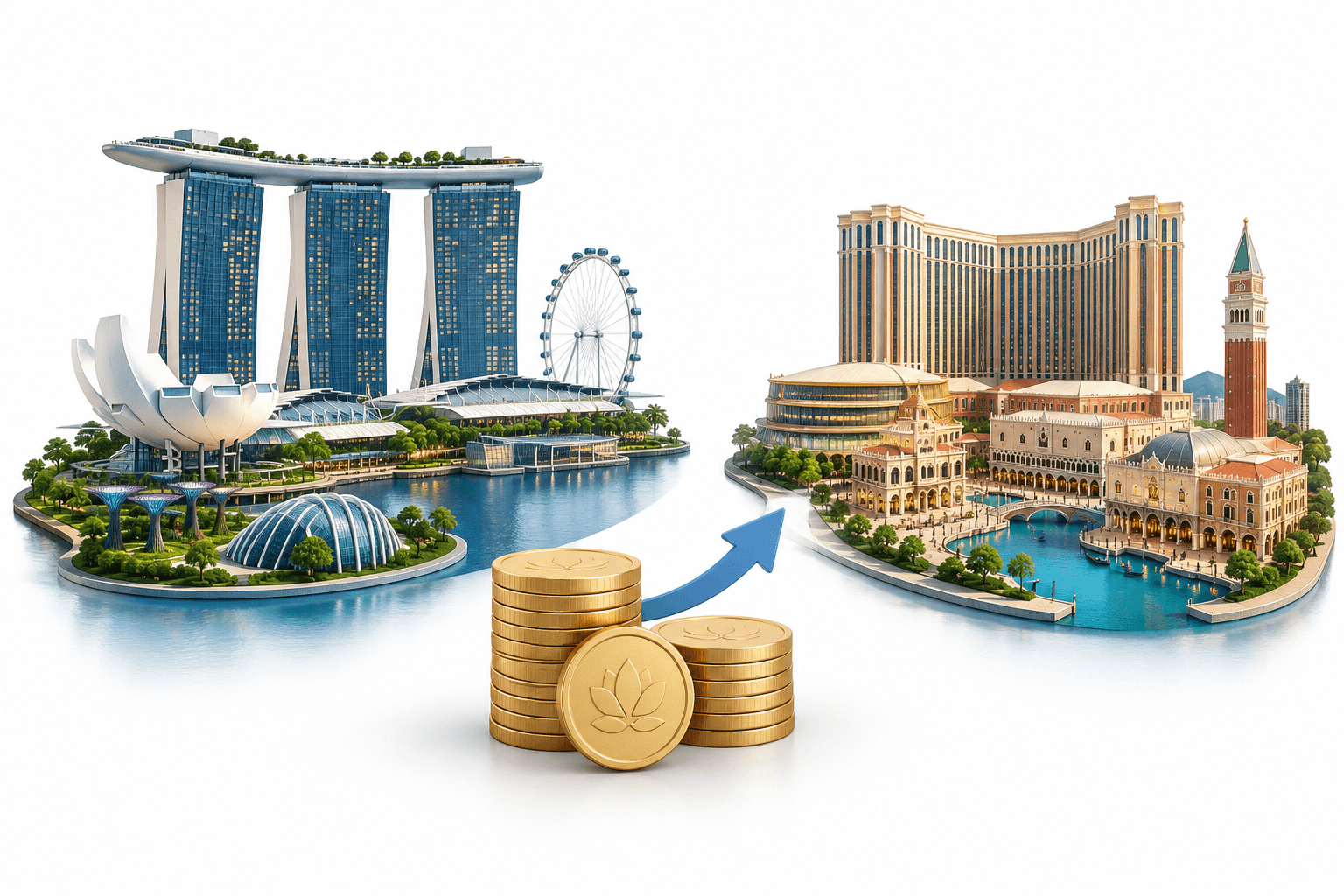 Laba Las Vegas Sands turun saat dividen 2027 naik 20%