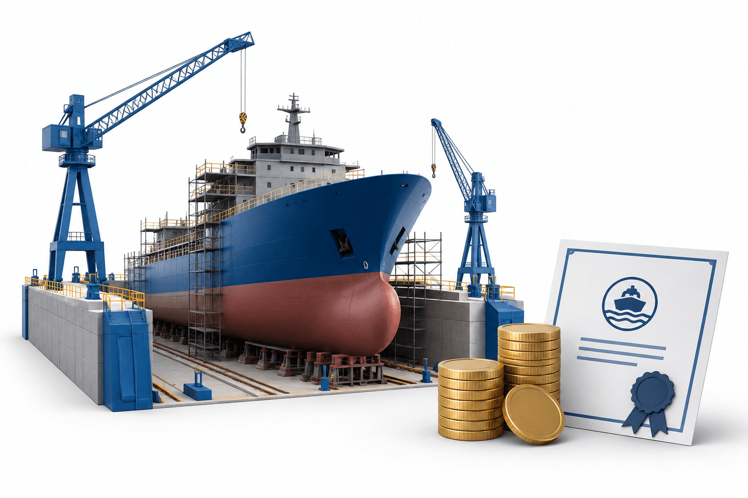 Akcie Mazagon Dock klesli o 10 % po prepade štvrťročného zisku