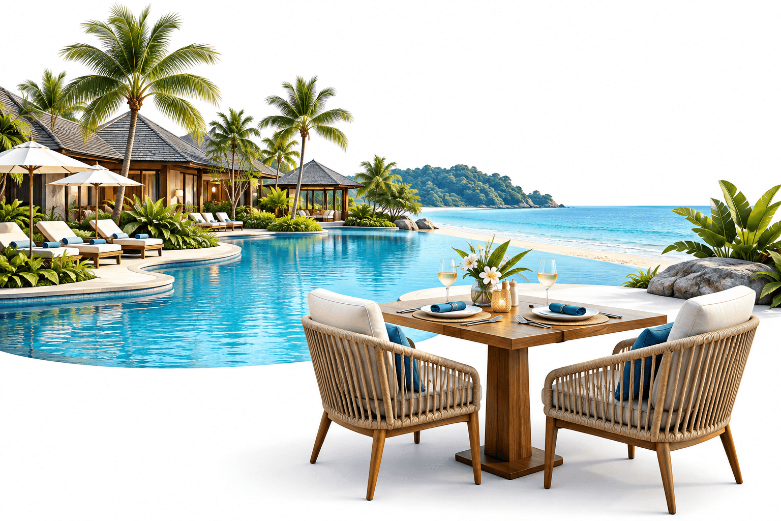 Khao Lak Paketi Tatil Köyü Konaklaması ve Yemek Deneyimini Bir Araya Getiriyor